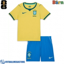 Fotballdrakt Barn Brasil Hjemmedraktsett VM 2026 Kortermet (+ Korte bukser)